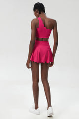 Women 3PCS Fitness Tennis Skirt Set