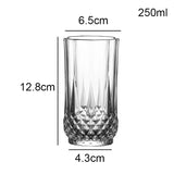 Diamond Wine Glass Tumblers
