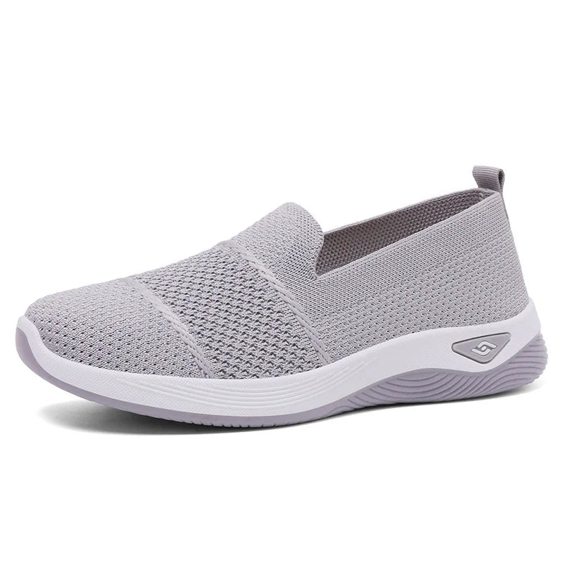 Knitted Lightweight Loafers – Breathable Platform 2025