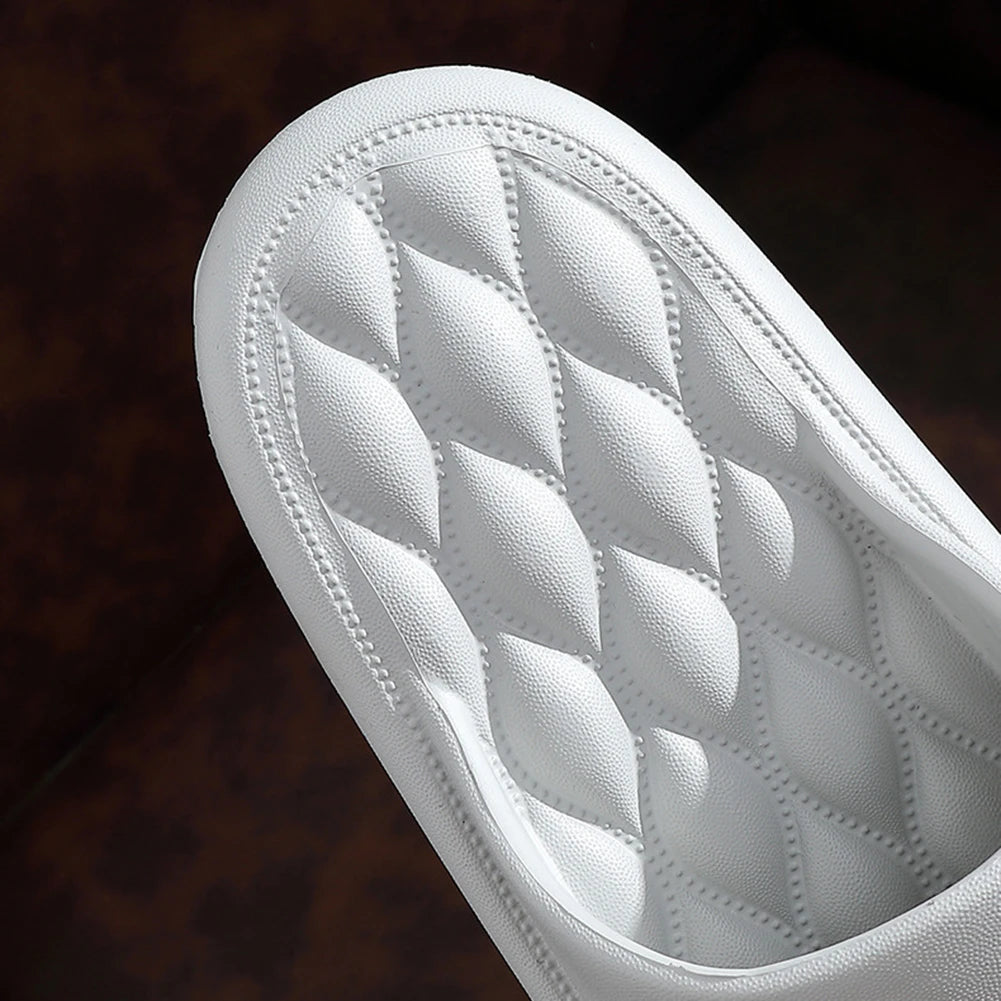 Men EVA Thick Platform Bathroom Slippers