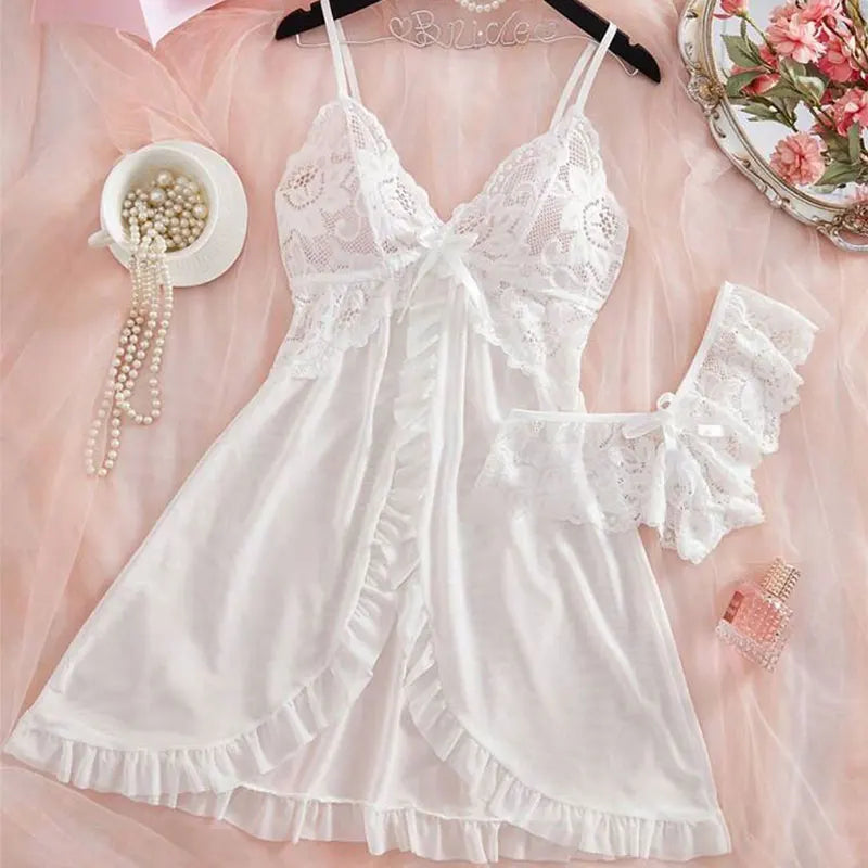 Blush Satin Sleepwear Set