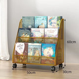 Kids Bookshelf Desk Organizer