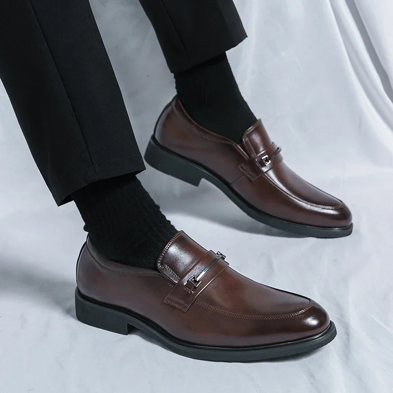 Men’s 2025 Soft Sole Leather Loafers