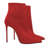 Suede Stiletto Boots