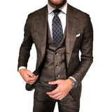2025 Men's Plus Size Suit – 3 Piece Slim Fit Tuxedo