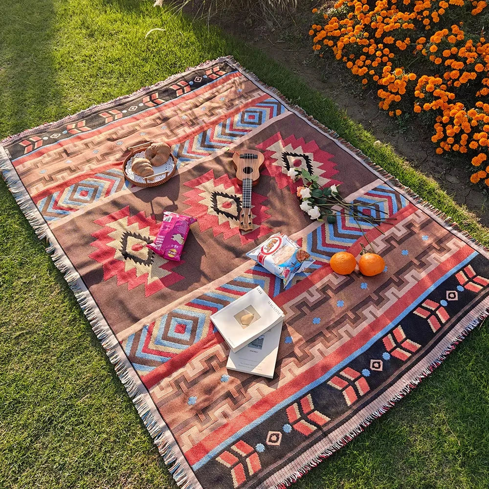 Bohemian Travel Blanket