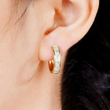 CZ Hoop Earrings
