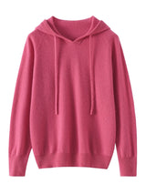 Women's 100% Cashmere Hooded Sweater