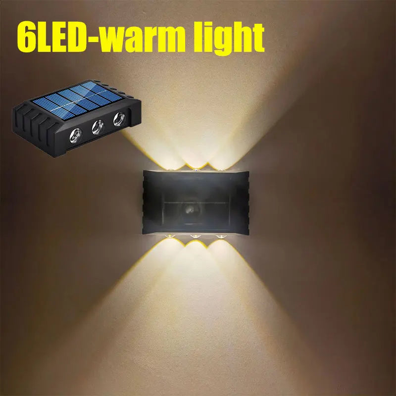 Solar LED Wall Lamp Up & Down Light