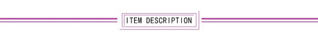 Stylish purple and white separator line for item descriptions in an online store.