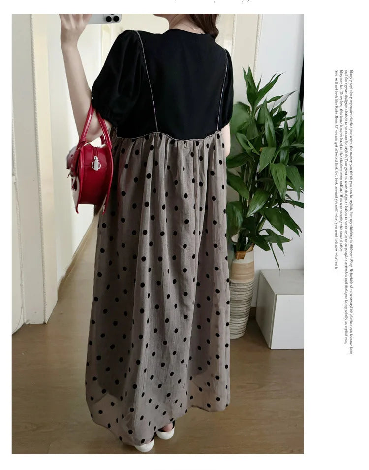 Summer Maternity Two-Piece Skirt Set