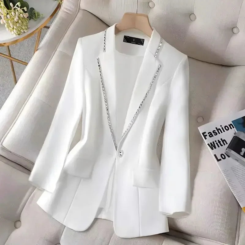 ShineGlam™ – Sequin Blazer (Glitter Glam for Spring/Autumn, Night Out Outerwear)
