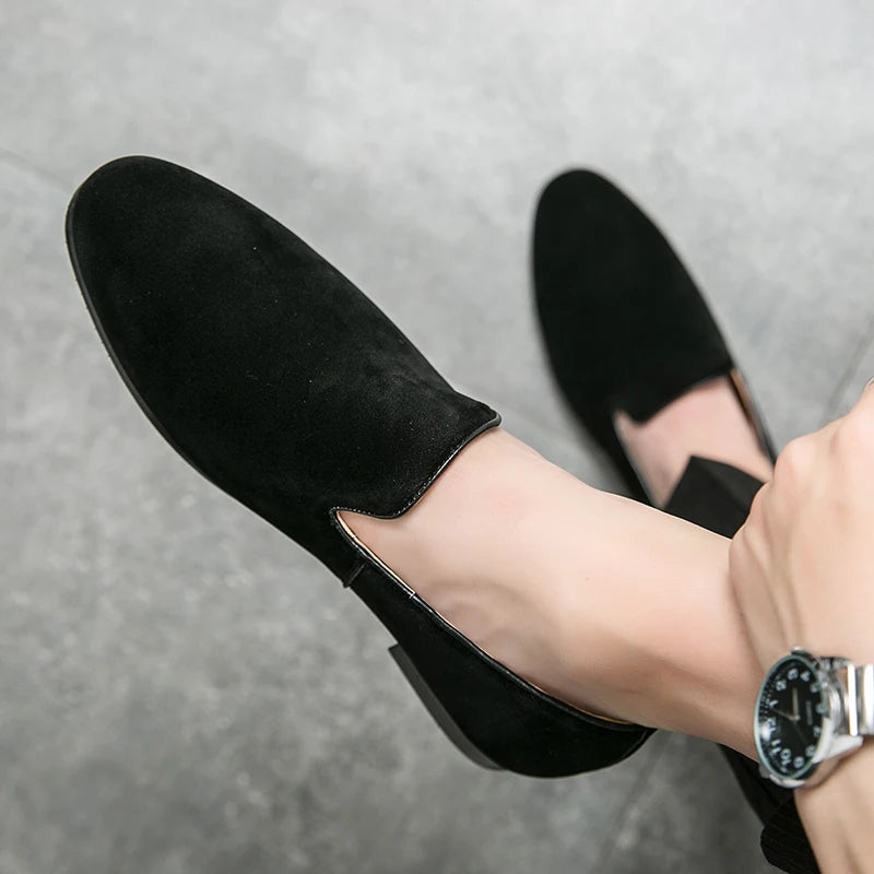 Men’s Suede Driving Mules