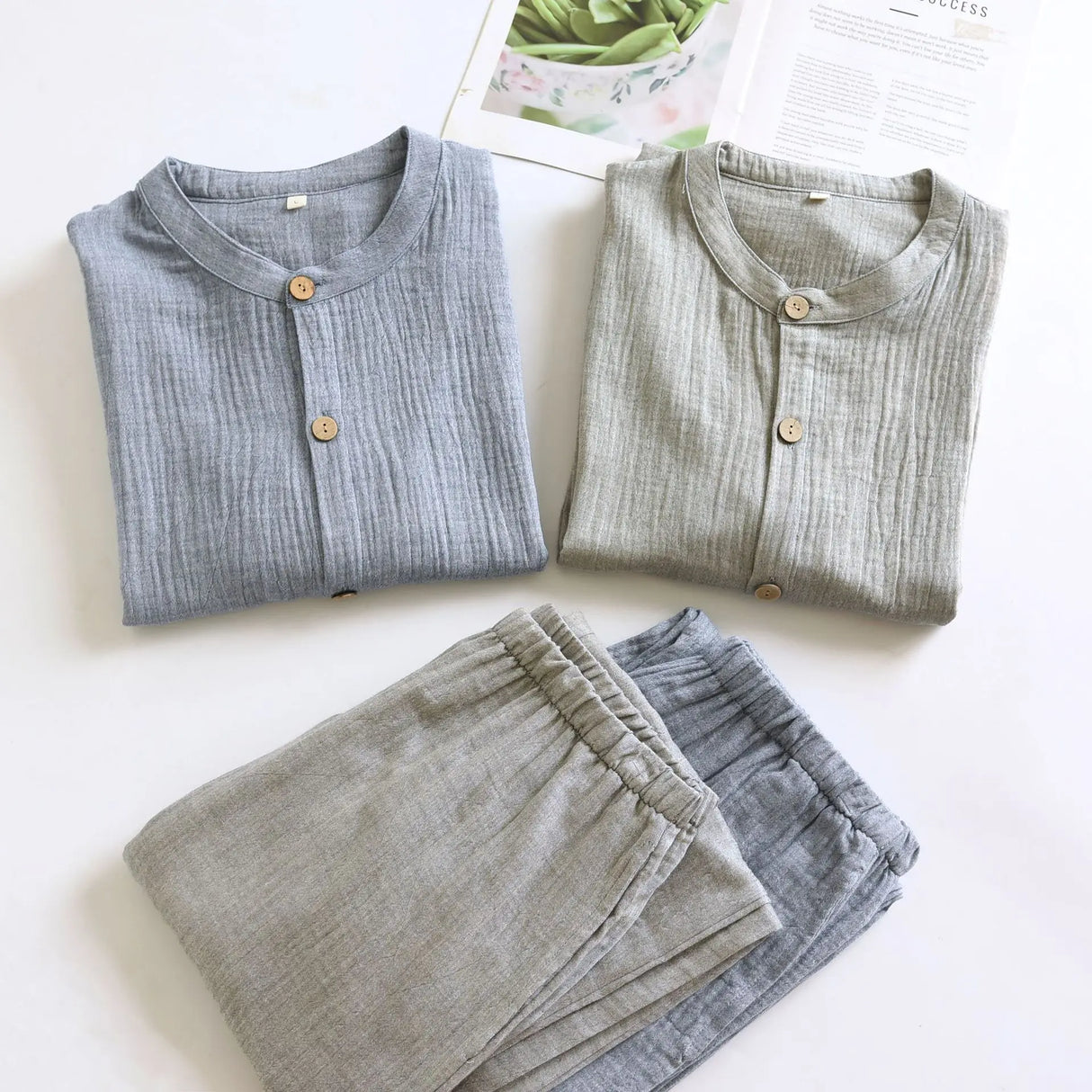 Men’s Cotton Muslin Pajama Set