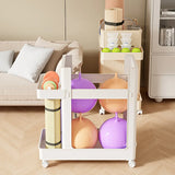 Slim Home Storage Cart Rack