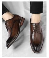 Men Large Size Leather Dress Shoes