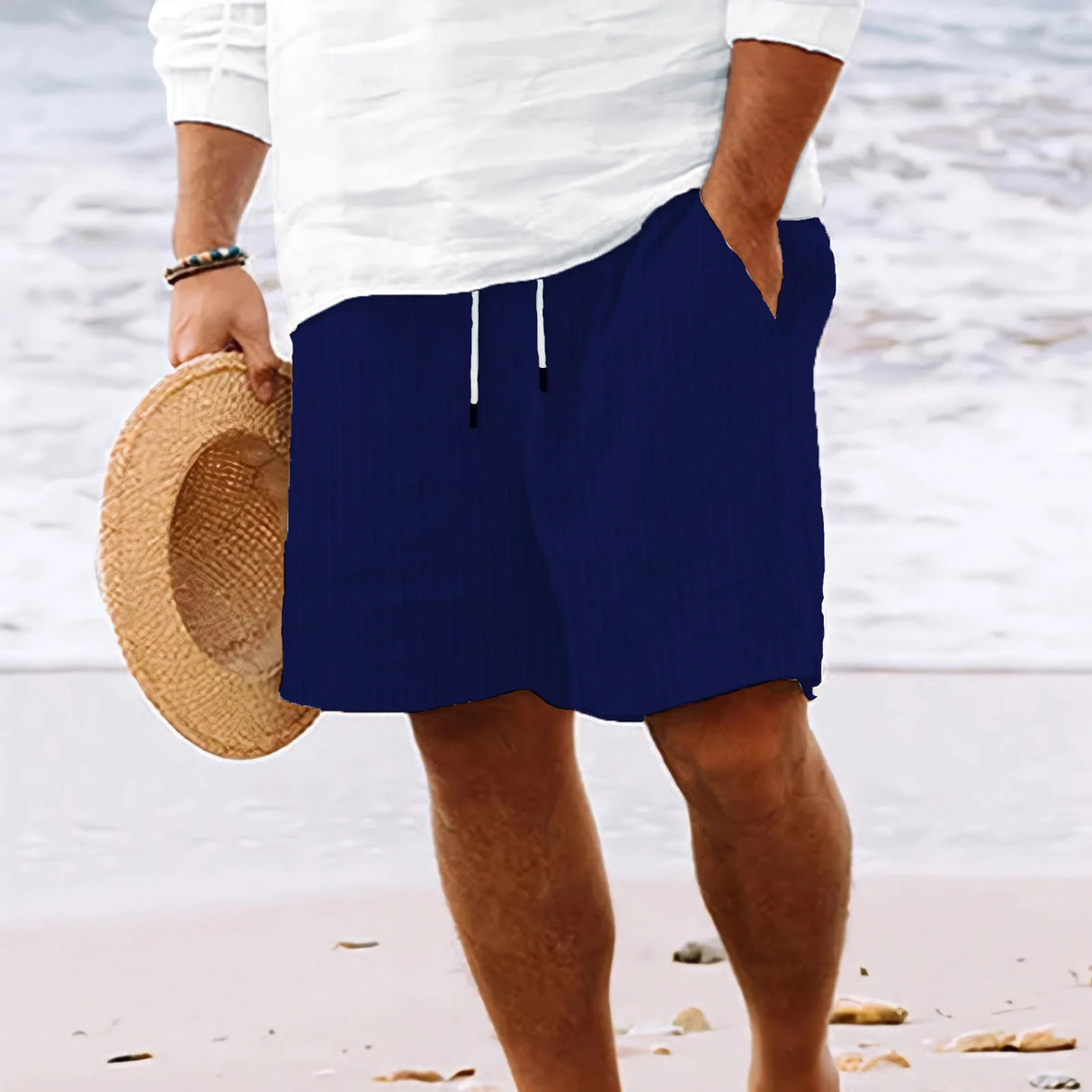 Men Hawaiian Beach Shorts
