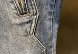 Men’s Harem Vintage Ripped Jeans
