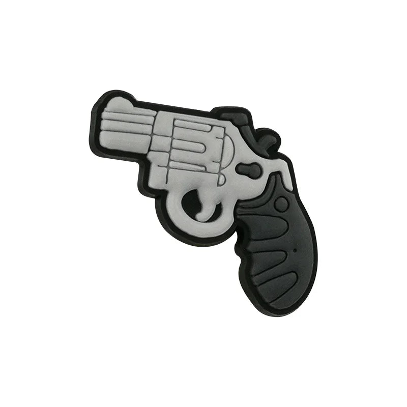 Women Gun Style Shoe Charms Trendy