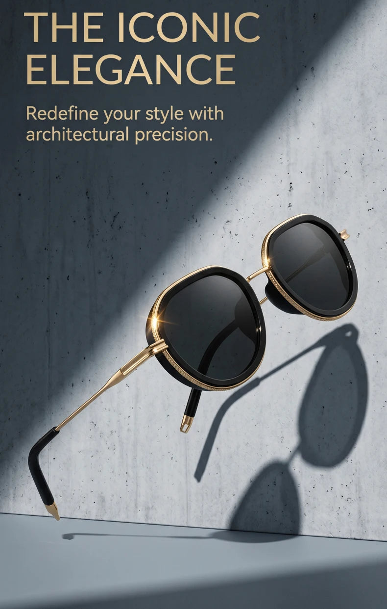 Vintage Round Metal Sunglasses