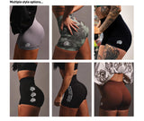 Women's Peach Hip Yoga Shorts