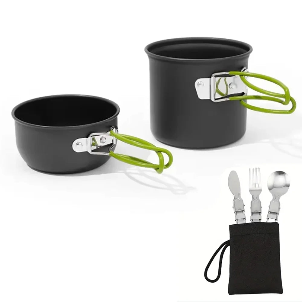 Camping Pots Cookware Set