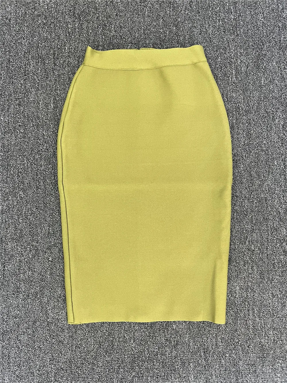 Women Bodycon Bandage Pencil Skirt