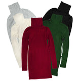 Women's Turtleneck Bodycon Mini Dress