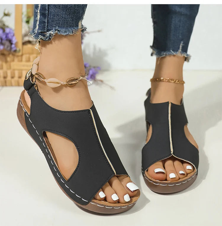 Low Platform Wedge Sandals – Summer 2025