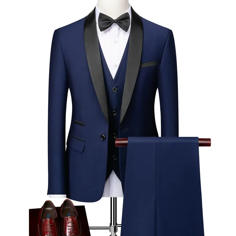 Men's Plus Size Suit – Business 3-Piece Outfit