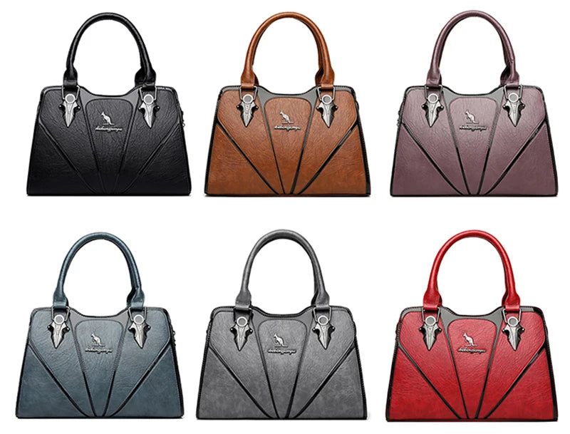 Classic Leather Crossbody Bag