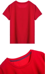 Embroidered Elegance Round Neck T-Shirt