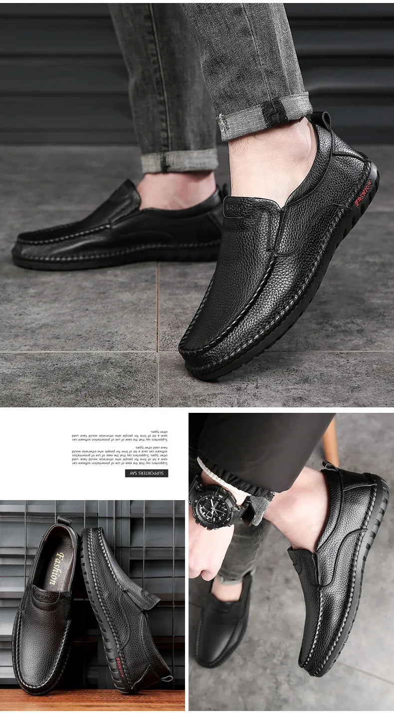Men’s Italian Leather Driving Loafers