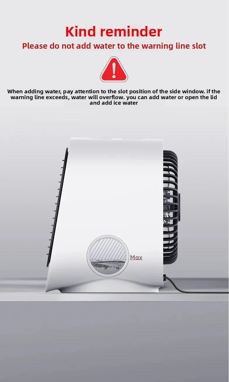 Mini Portable Air Conditioner Fan