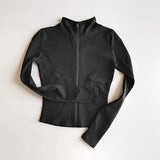 Women Quick Dry Zipper Sports Jacket