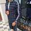 Men's Checkered Sports Tracksuit