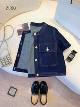 Women's Vintage Streetwear Summer Denim Jacket