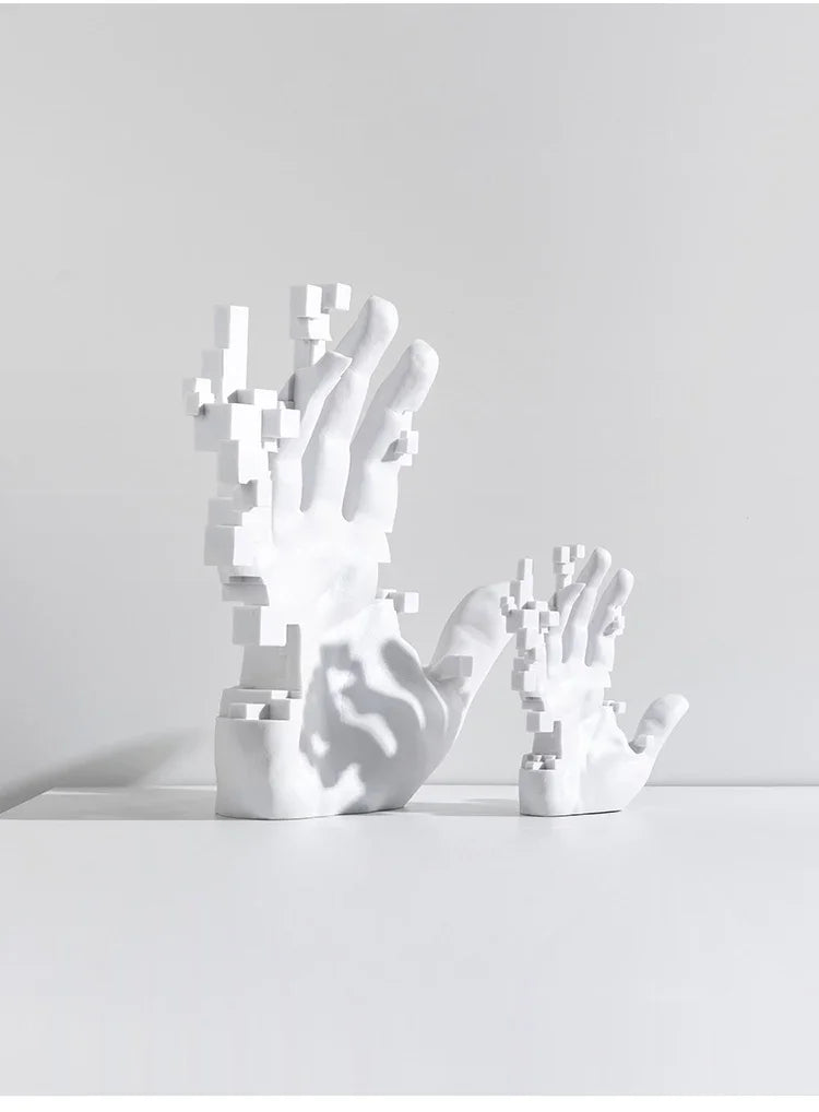 Abstract Palm Hand Sculpture Decor