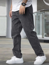 Heritage Washed Straight Jeans
