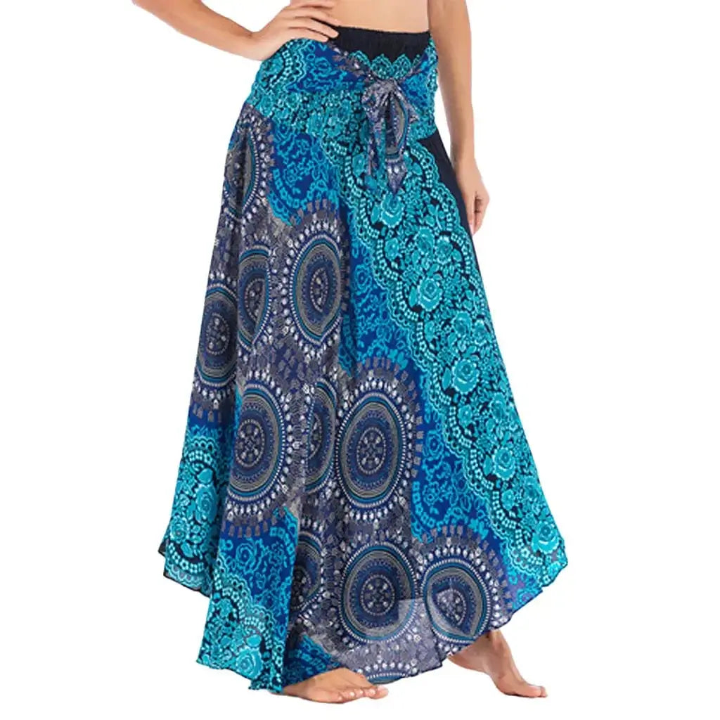 Women Vintage Plaid Button Midi Skirt