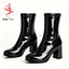 Classic Block Heel Ankle Boots