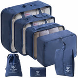 10/7-Piece Travel Organizer Set – Suitcase Packing Cubes