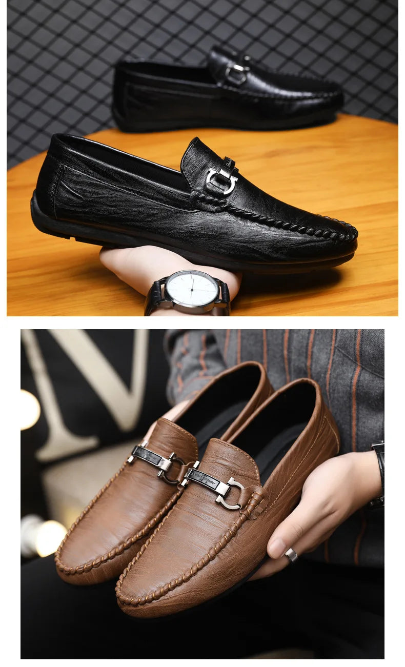 Men’s Luxury Business Leather Loafers