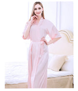 Luna Satin Belted Robe