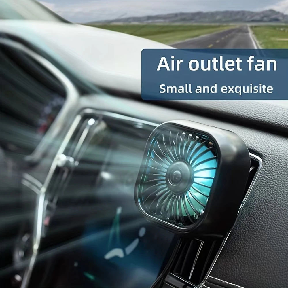 Car Air Outlet Mini USB Fan