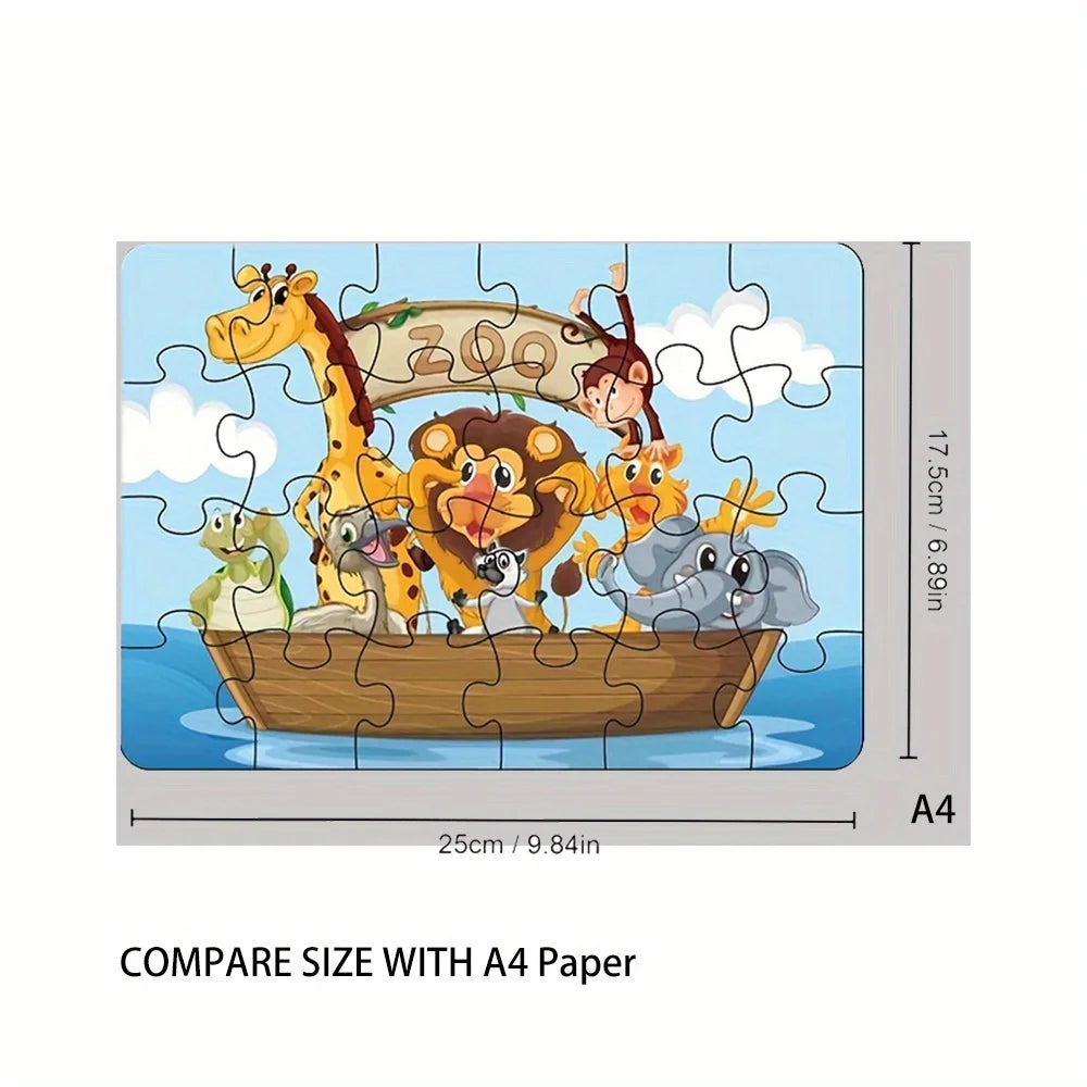 Kids Educational Puzzle Set – 24PCS