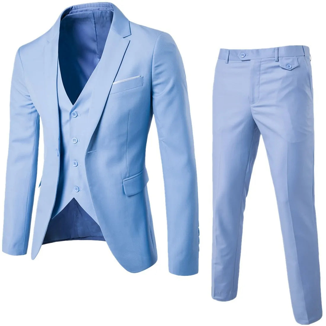 Men Slim Fit Business Dress Suit