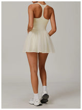 Women Mesh Breathable Tennis Skirt