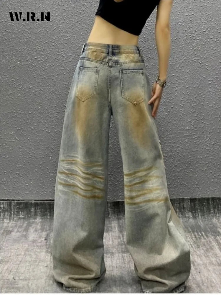 Ripped Retro Y2K High Waist Jeans