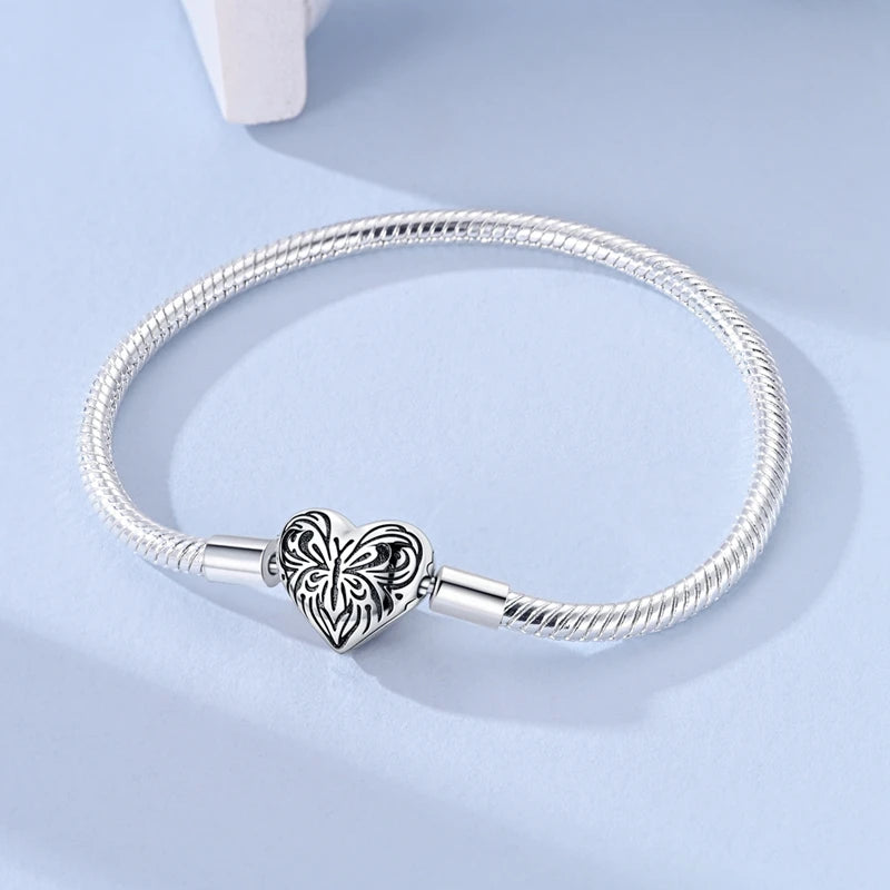 Sterling Silver Heart Bracelet
